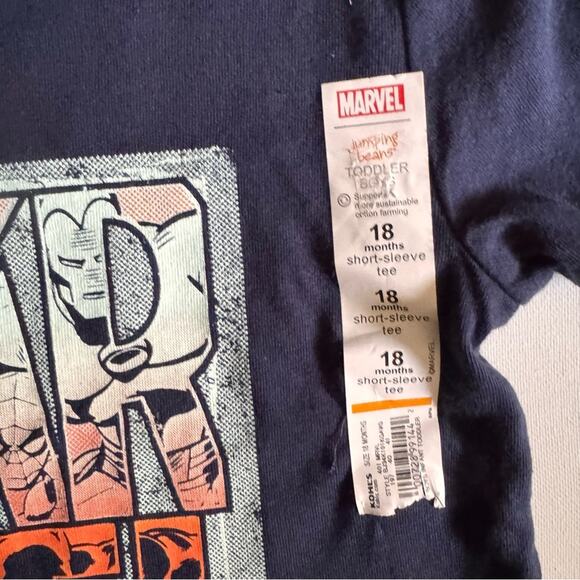 Jumping Beans Baby Boy Marvel Comic Short Sleeve Crew Neck Sz 18M NWT - Picture 3 of 7